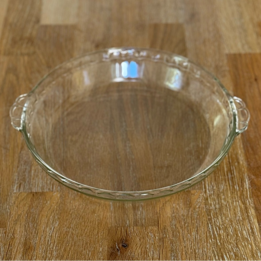 Vintage Pyrex Clear Glass Pie Plate 229